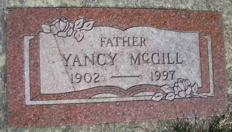 Yancy_McGill_gravestone